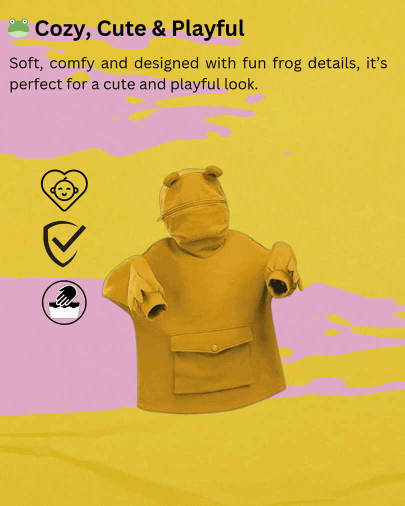 Women Frog Hoodie